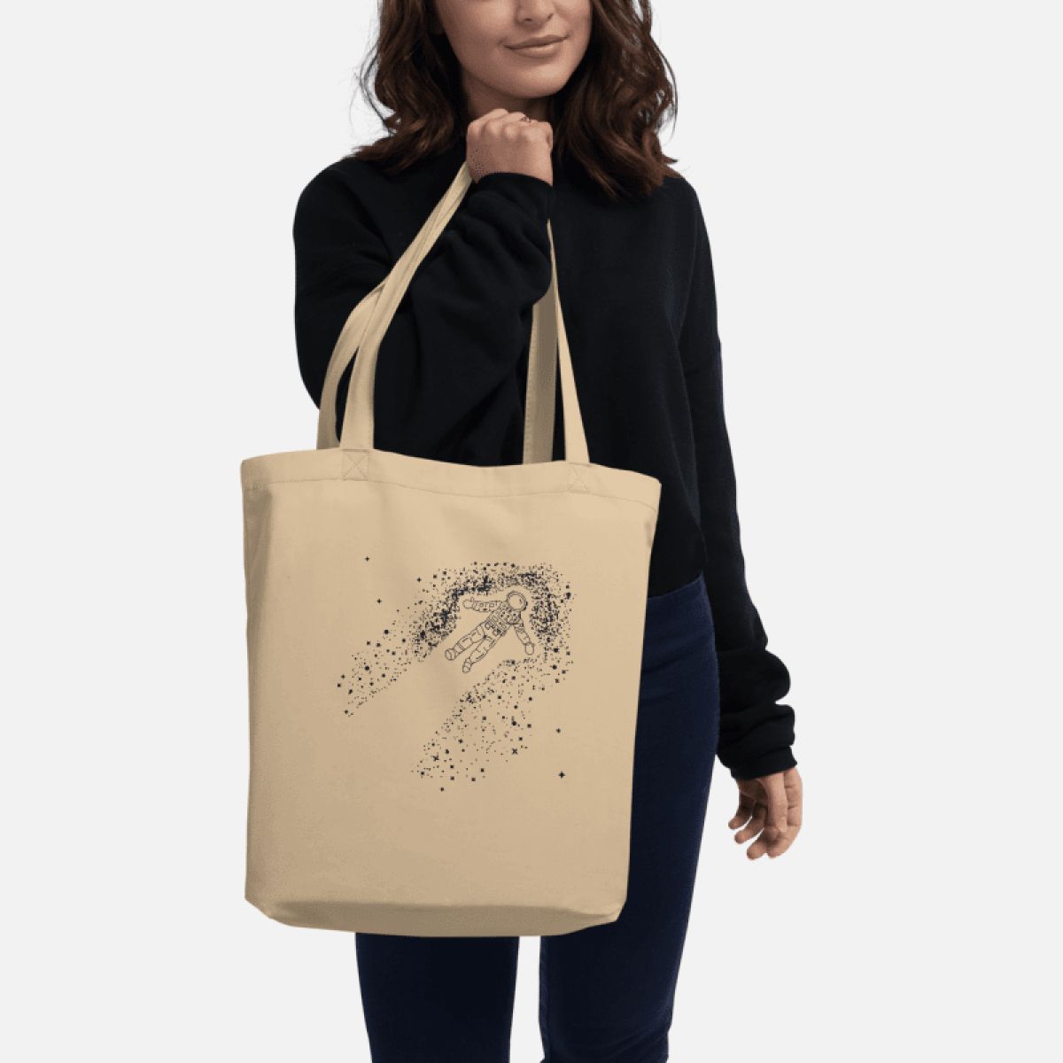 Astronaut Angel Organic Tote Bag
