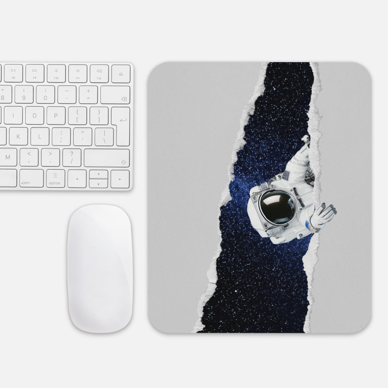 Astronaut Portal Mouse Pad