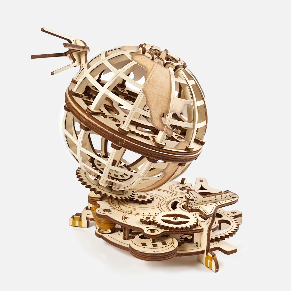 Mechanical Globe: Spin Your World, One Orbit at a Time