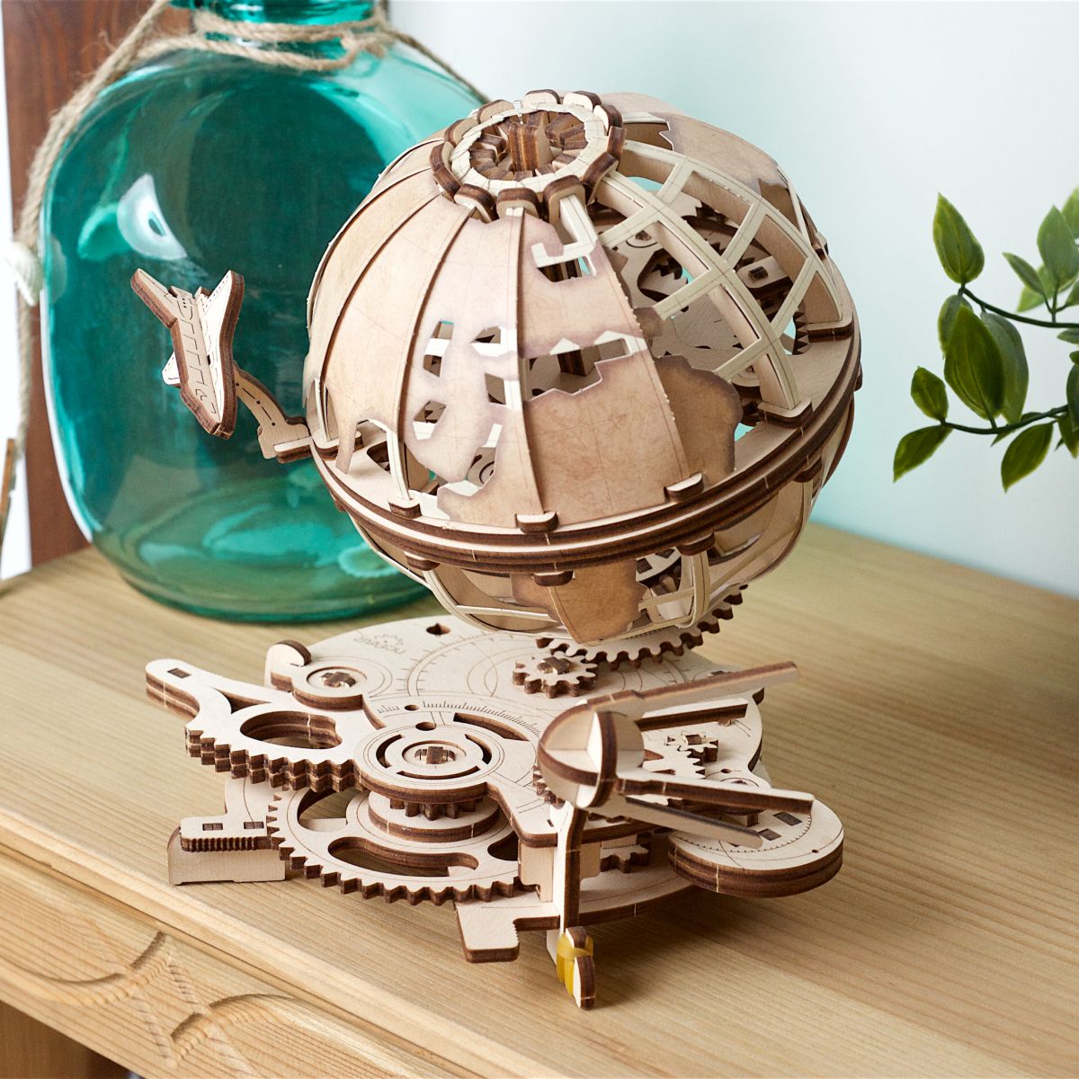 Mechanical Globe: Spin Your World, One Orbit at a Time