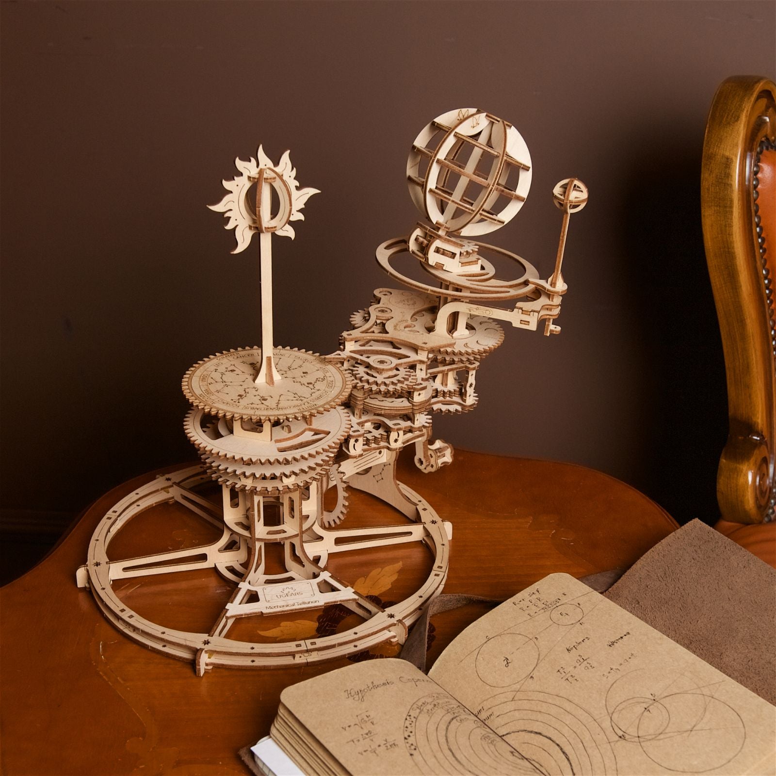 Mechanical Tellurion: Spin the Cosmos on Your Desk