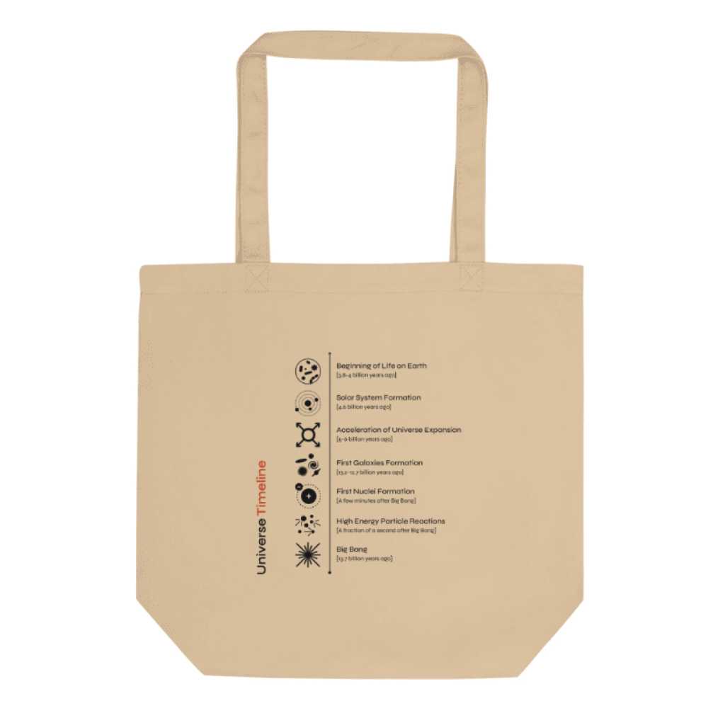 Universe Timeline Organic Tote Bag