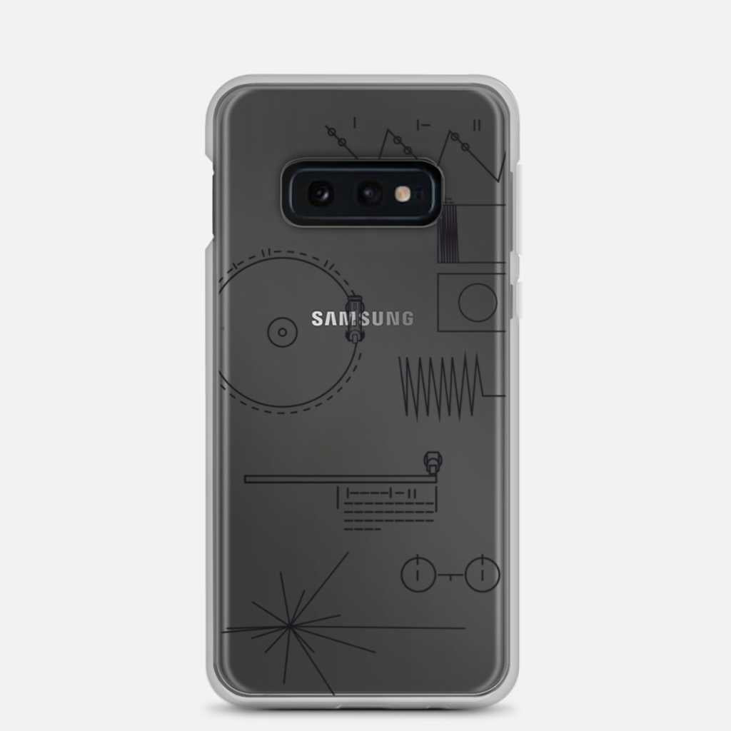 Voyager Golden Record Phone Trasparent Case for Samsung®