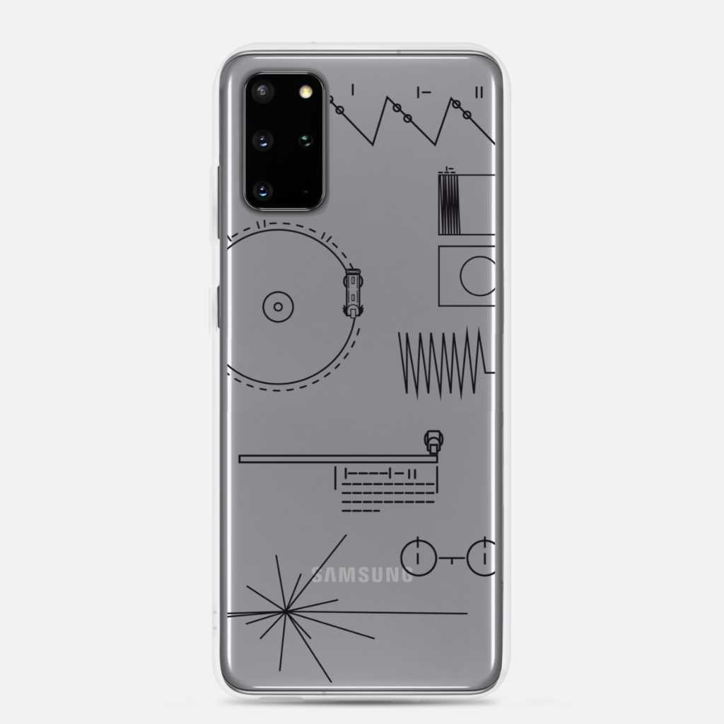 Voyager Golden Record Phone Trasparent Case for Samsung®