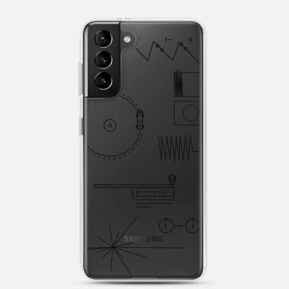 Voyager Golden Record Phone Trasparent Case for Samsung®