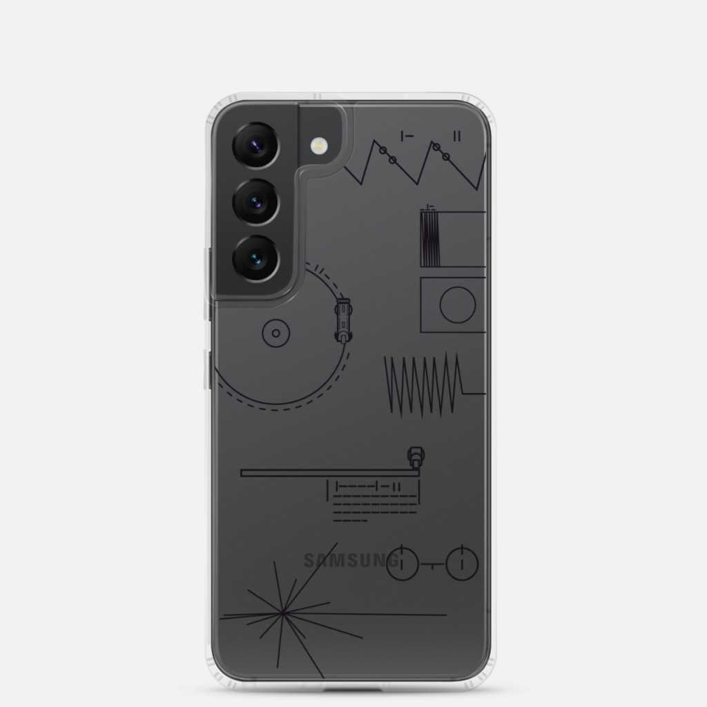 Voyager Golden Record Phone Trasparent Case for Samsung®