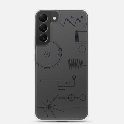 Voyager Golden Record Phone Trasparent Case for Samsung®