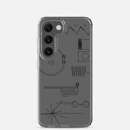 Voyager Golden Record Phone Trasparent Case for Samsung®