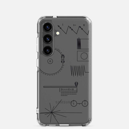 Voyager Golden Record Phone Trasparent Case for Samsung®