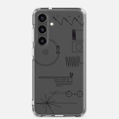 Voyager Golden Record Phone Trasparent Case for Samsung®