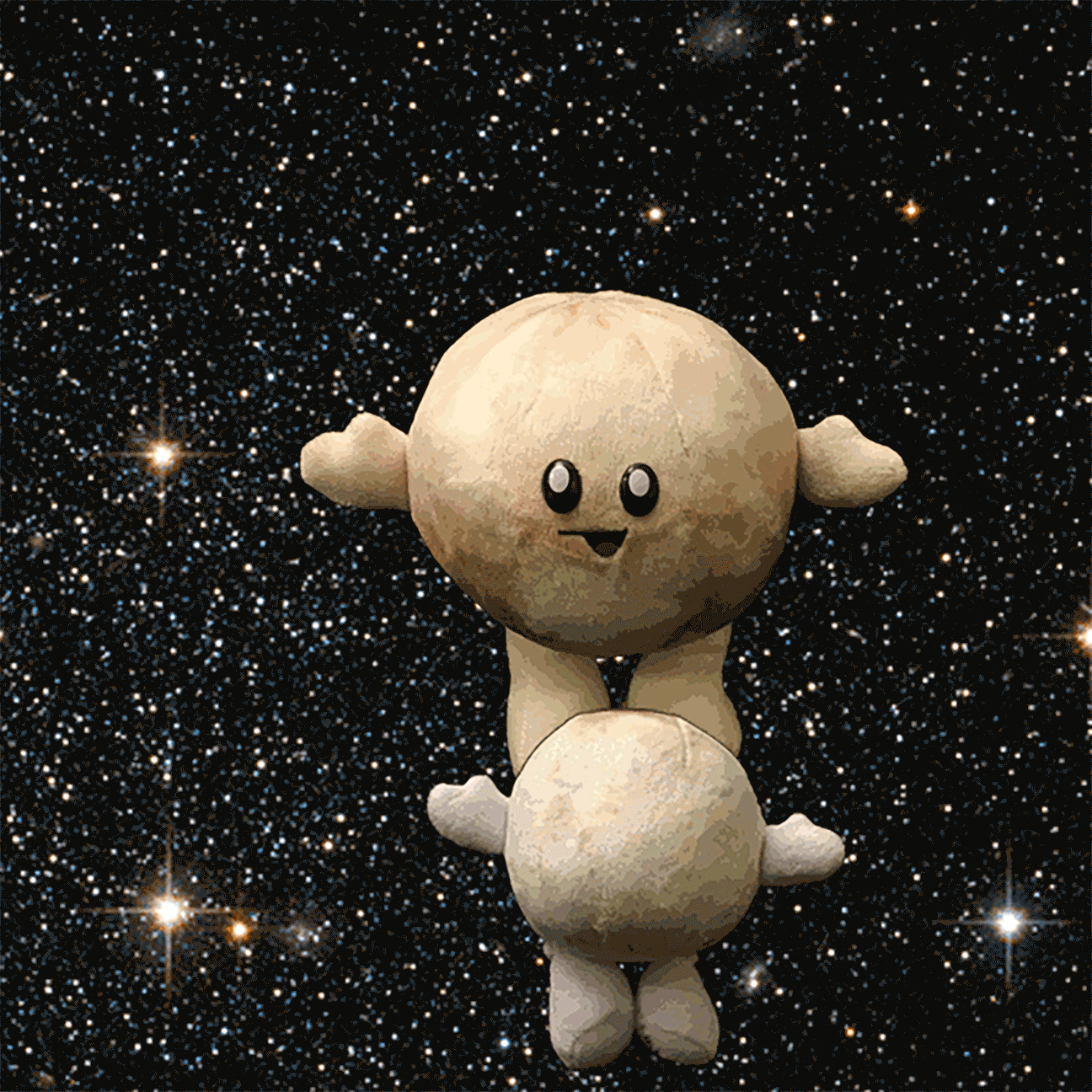 Pluto & Charon Buddy: A Double Planet Duo with Heart